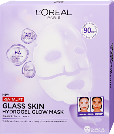 Hidrogél arcmaszk Revitalift Filler Glass Skin L'ORÉAL PARiS