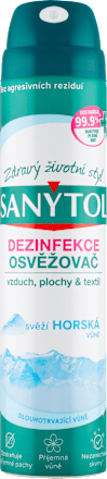 dezinfekční osvěžovač vzduchu Horská vůně SANYTOL