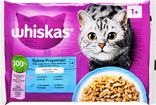 Nedves eledel fiatal macskáknak, hallal Whiskas