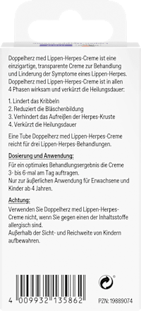 Lippen-Herpes-Creme 4in1 Doppelherz med
