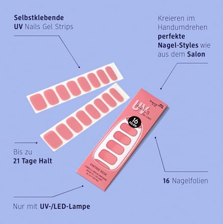 UV Gel Nagelfolien Gel Strips 110 trend !t up