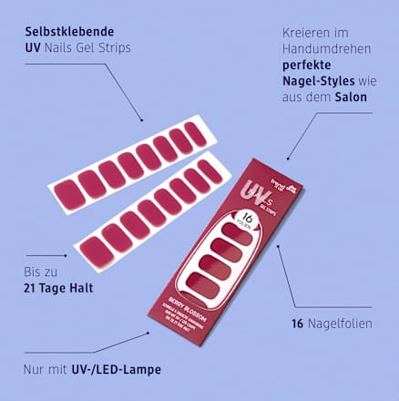UV Gel Nagelfolien Gel Strips 120 trend !t up