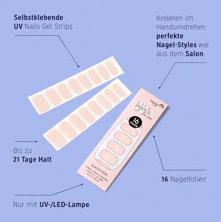 UV Gel Nagelfolien Gel Strips 130 trend !t up
