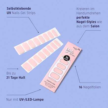 UV Gel Nagelfolien Gel Strips 100 trend !t up