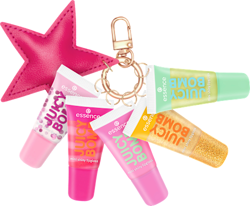 sada mini lesků na rty JUICY BOMB 01 Holiday Happines essence