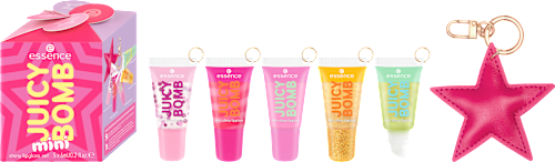 sada mini lesků na rty JUICY BOMB 01 Holiday Happines essence