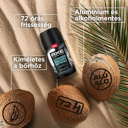 Férfi deo spray, altestre, Kókusz és szantálfa illattal AXE