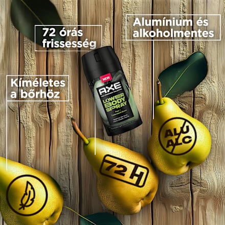 Férfi deo spray altestre, Körte és vörös cédrus illattal AXE