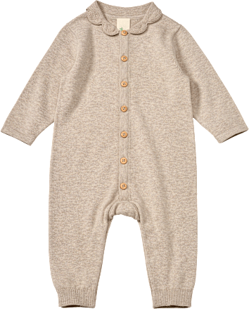 Strickoverall mit Kragen, beige, Gr. 62
 ALANA