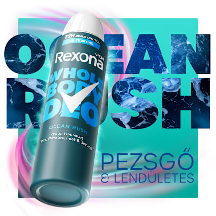Férfi deo spray, Ocean rush Rexona men