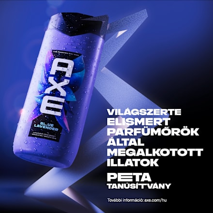 Férfi tusfürdő, Blue Lavender AXE