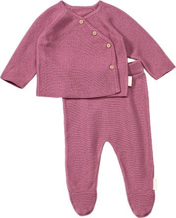 Set mit Wickelshirt und Hose, lila, Gr. 56
 ALANA