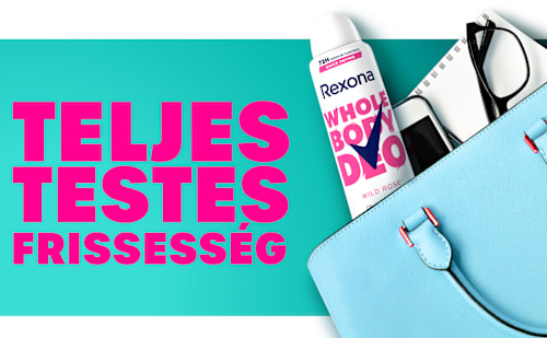 Deo spray teljes testre, vadrózsa illattal Rexona