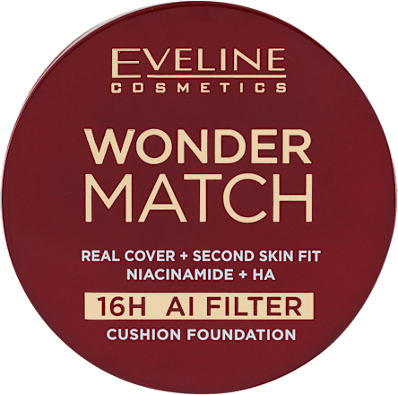 WONDER MATCH 16H AI FILTER tečni puder u obliku jastučića - 04W Beige EVELINE COSMETICS