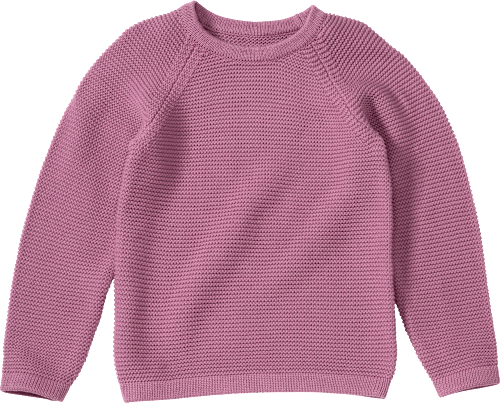 Strickpullover mit Raglan-Ärmel, lila, Gr. 134 ALANA