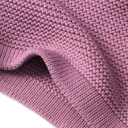Strickpullover mit Raglan-Ärmel, lila, Gr. 134 ALANA