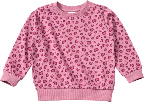 Sweatshirt mit Leo-Muster, lila, Gr. 116 ALANA