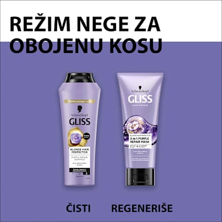  Blonde Perfector - šampon za kosu Schwarzkopf GLISS