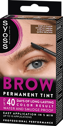 Boja za obrve - Light Brown syoss