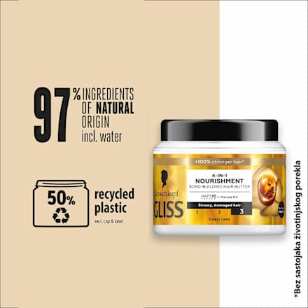 4-IN-1 NOURISHMENT puter maska za kosu Schwarzkopf GLISS