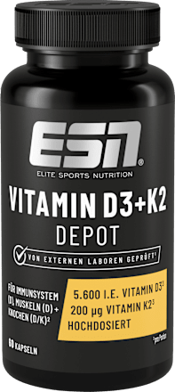 Vitamin D3 + K2 Depot Kapseln ESN