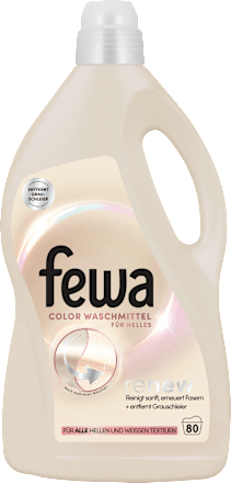 Colorwaschmittel flüssig für helle Wäsche Fewa