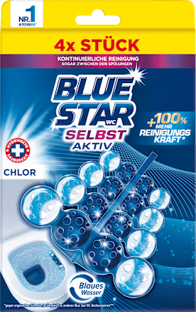 WC-Stein Chlor Selbst Aktiv BLUE STAR