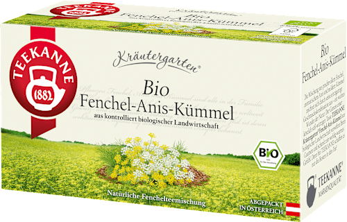 Kräutertee Bio-Fenchel-Anis-Kümmel Teekanne