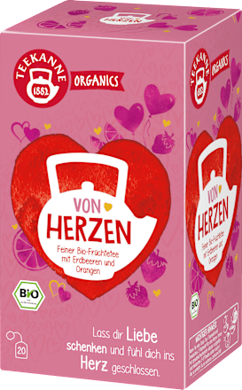 Früchtetee Organics Von Herzen Teekanne