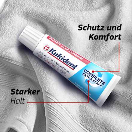 Haftcreme Plus Unschlagbare Bisskraft Kukident