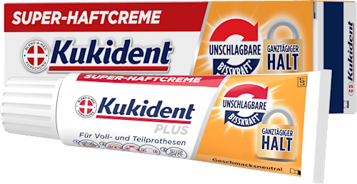 Haftcreme Plus Unschlagbare Bisskraft Kukident