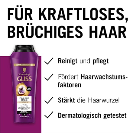 Shampoo Full Hair Magic Schwarzkopf GLISS