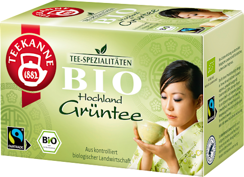 Grüner Tee Bio Hochland Teekanne