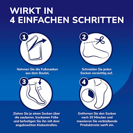Fußmaske Socken mit Aloe Vera (1 Paar) Scholl