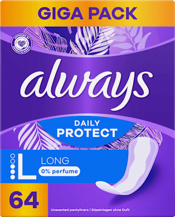 Slipeinlagen Daily Extra Protect Large Giga Pack always