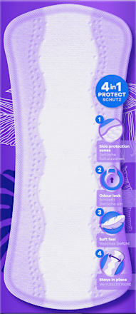 Slipeinlagen Daily Extra Protect Large Giga Pack always