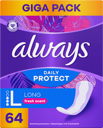 Slipeinlagen Daily Protect Long Giga Pack always