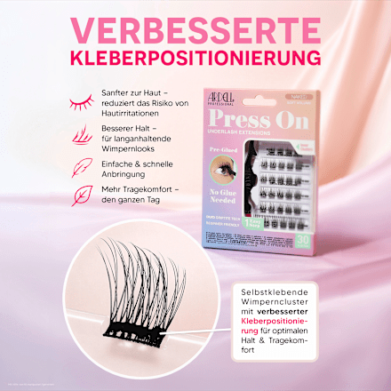 Künstliche Wimpern Set Naked Press On Soft Volume ARDELL