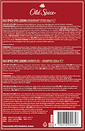 Geschenkset Music Epic Legend Old Spice