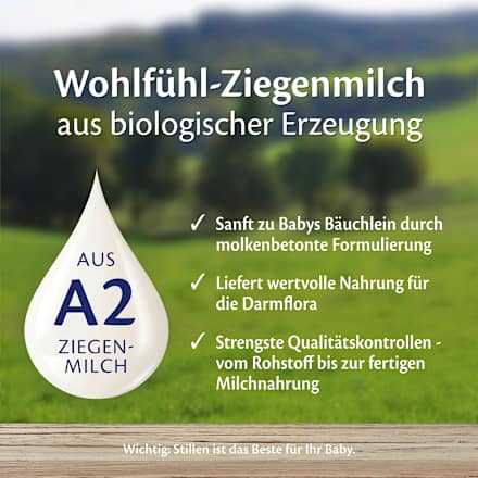 Anfangsmilch Pre aus Ziegenmilch von Geburt an HiPP