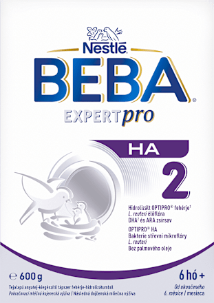 Následná dojčenská mliečna výživa EXPERTpro HA 2 BEBA