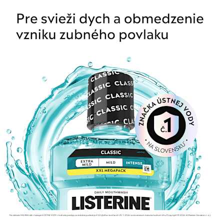 Ústna voda Cool Mint Listerine