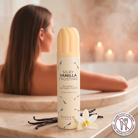 sprchová pěna Silky Vanilla Frosting BIOVÈNE BARCELONA