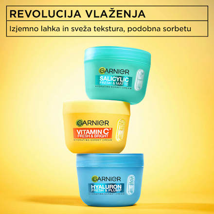 Sorbet vlažilna krema Vitamin C Fresh & Bright GARNIER