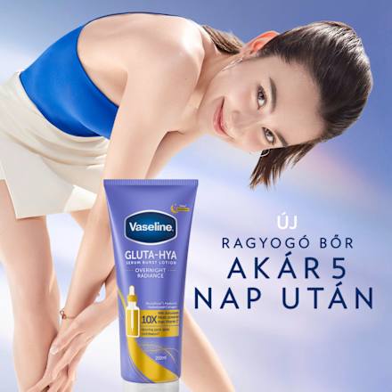 Éjszakai szérumos testápoló Overnight Radiance Vaseline