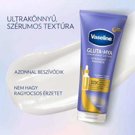 Éjszakai szérumos testápoló Overnight Radiance Vaseline