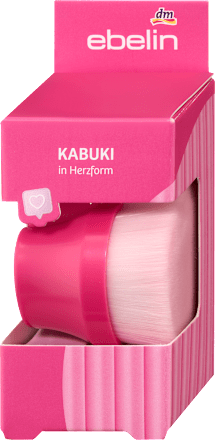 Kabuki Pinsel in Herzform In my pink Era ebelin