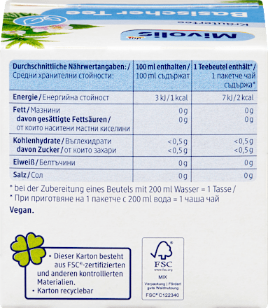 Basischer Tee (12 x 1,8g) Mivolis