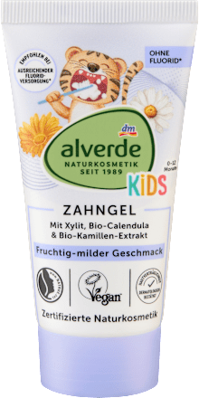 KIDS otroški gel za umivanje zob alverde NATURKOSMETIK