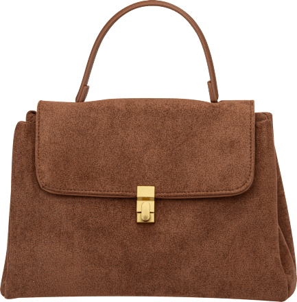 Tasche braun mit goldenem Detail PURSET